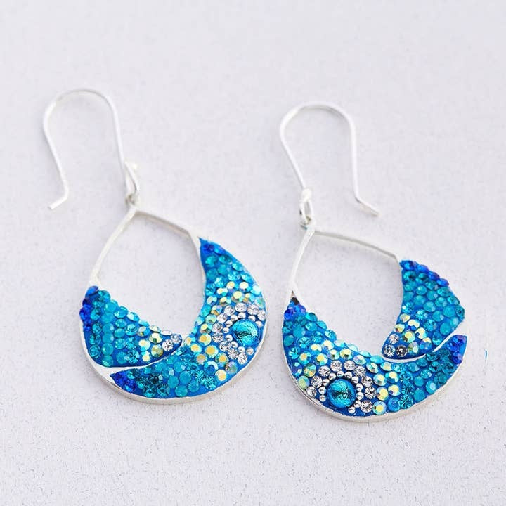 Split Pear Earrings
