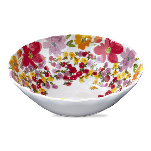 Springtime Floral Melamine Serving Bowl