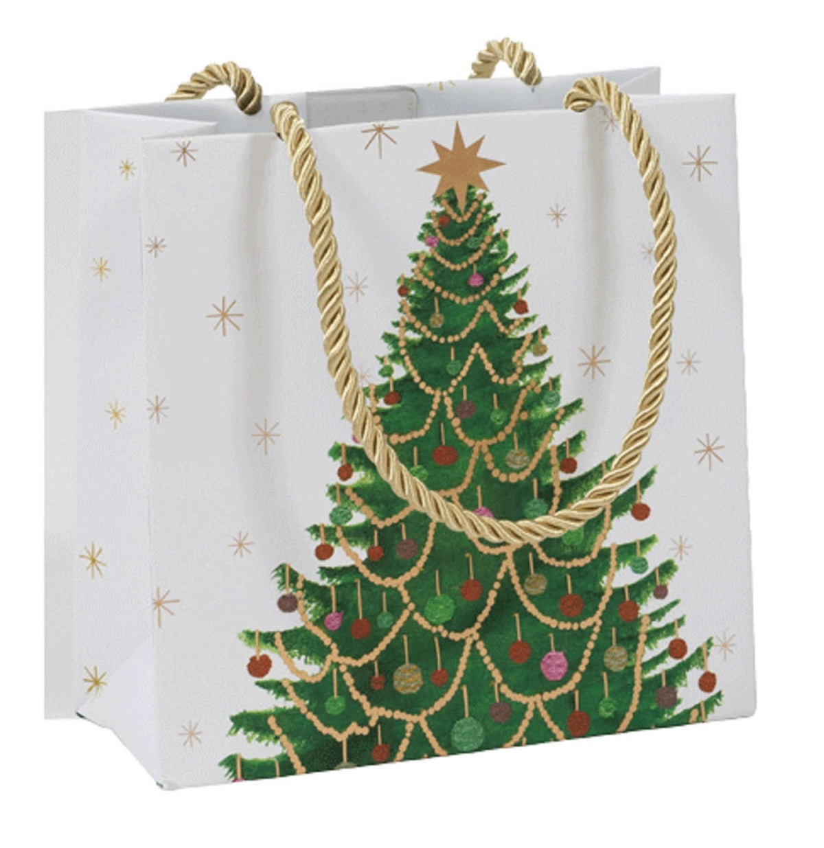 Small gift bag with strong handles printed on durable paper
