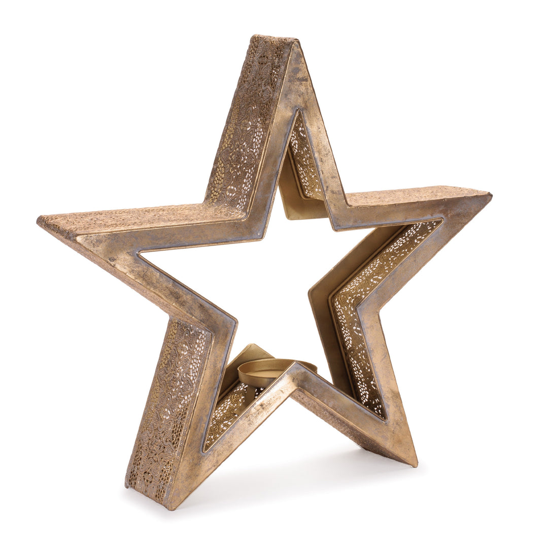 20"H Star Candle Holder