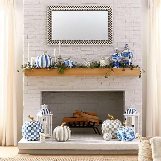 Sterling Stripe Pumpkin - Medium