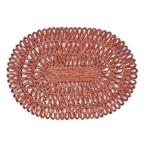 Straw Loop Oval Placemat