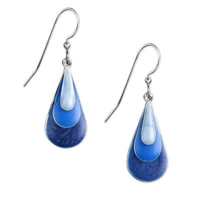 Study in Blue Tears Earrings