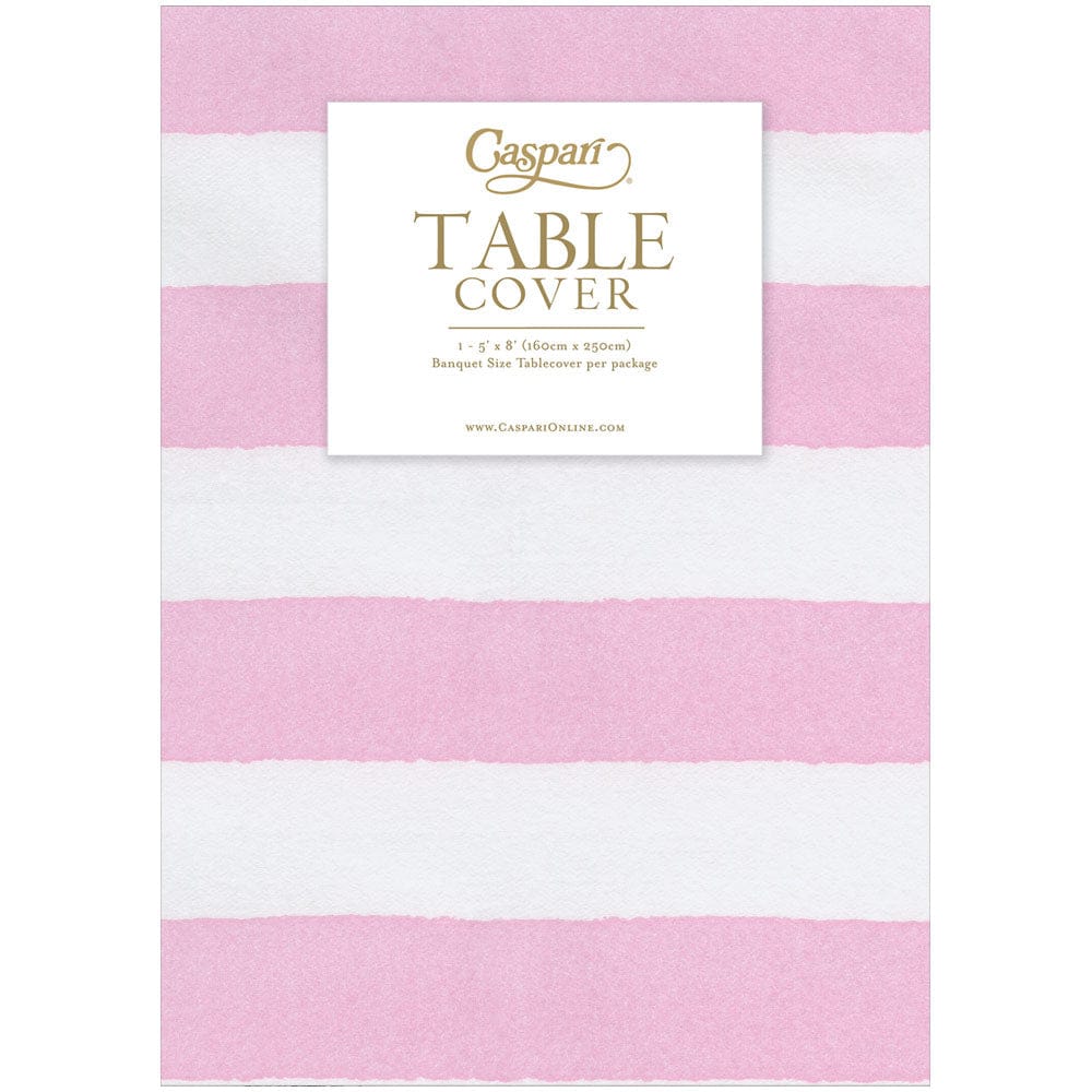 White printed paper linen table cover with a subtle fabric-like texture pattern.