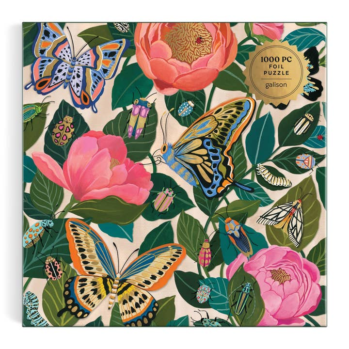 Between the Blooms 1000 Piece Foil Puzzle