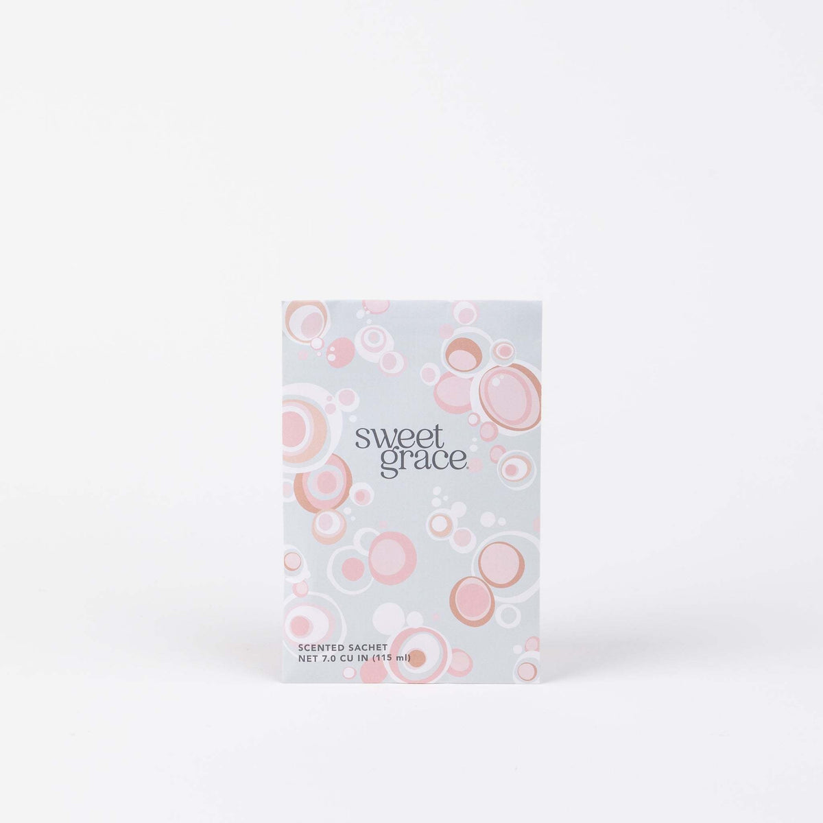 Sweet Grace Modern Bubble scented sachet in a white envelope with gold text.