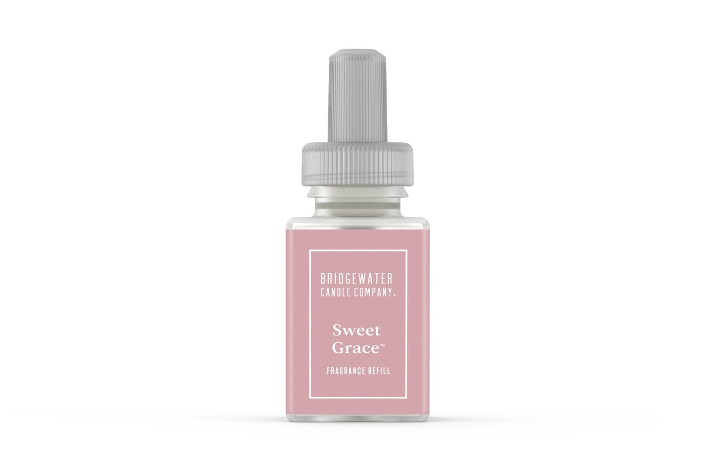 Sweet Grace Pura+Bridgewater fragrance refill bottle with exotic passion fruit scent notes