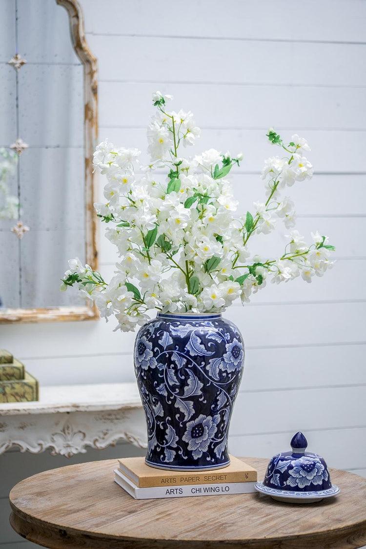 Medium Aline Ginger Jar in natural ceramic with a smooth cylindrical silhouette.