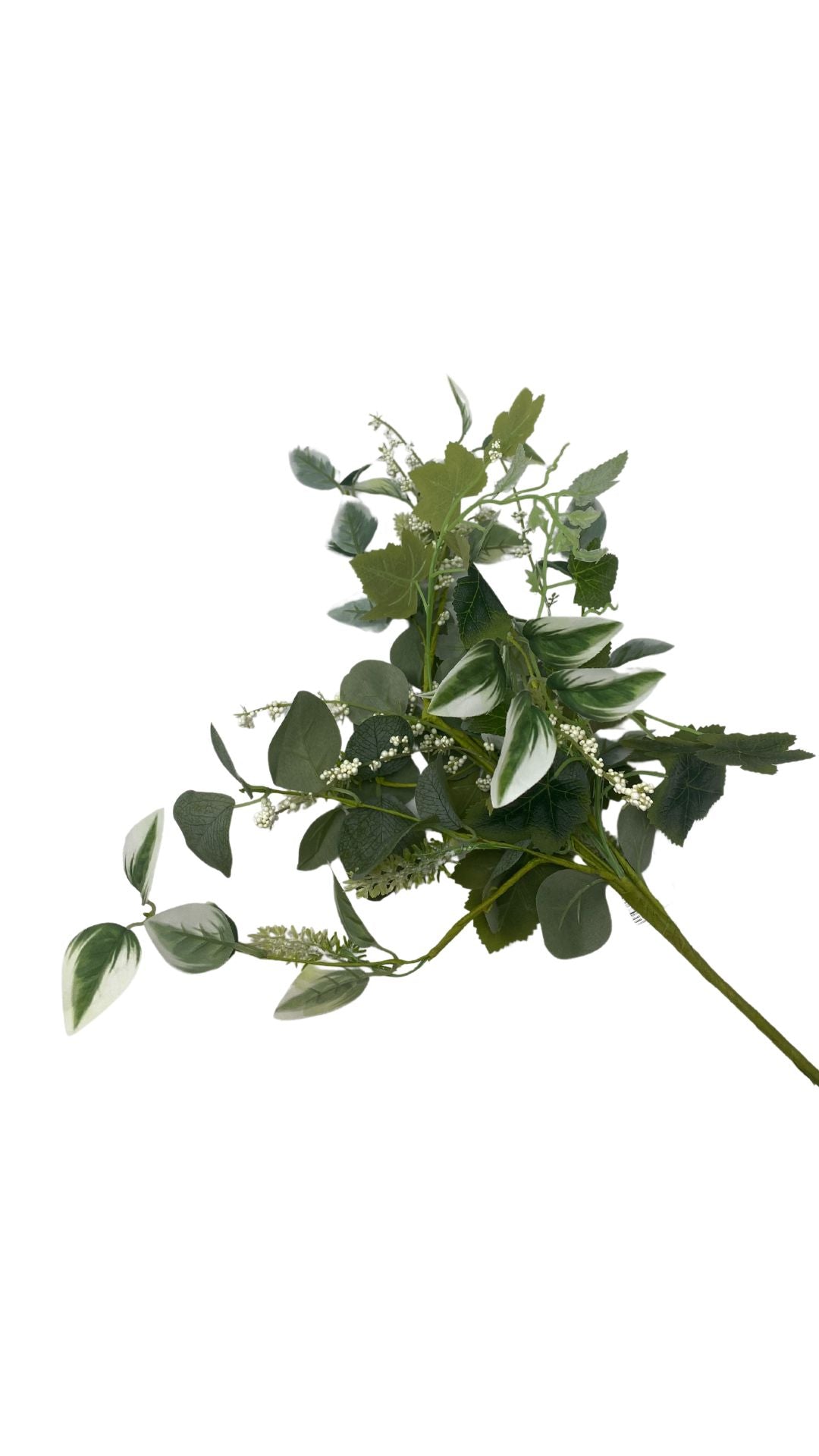 34-inch mixed eucalyptus berry arrangement with green foliage and dried berries.