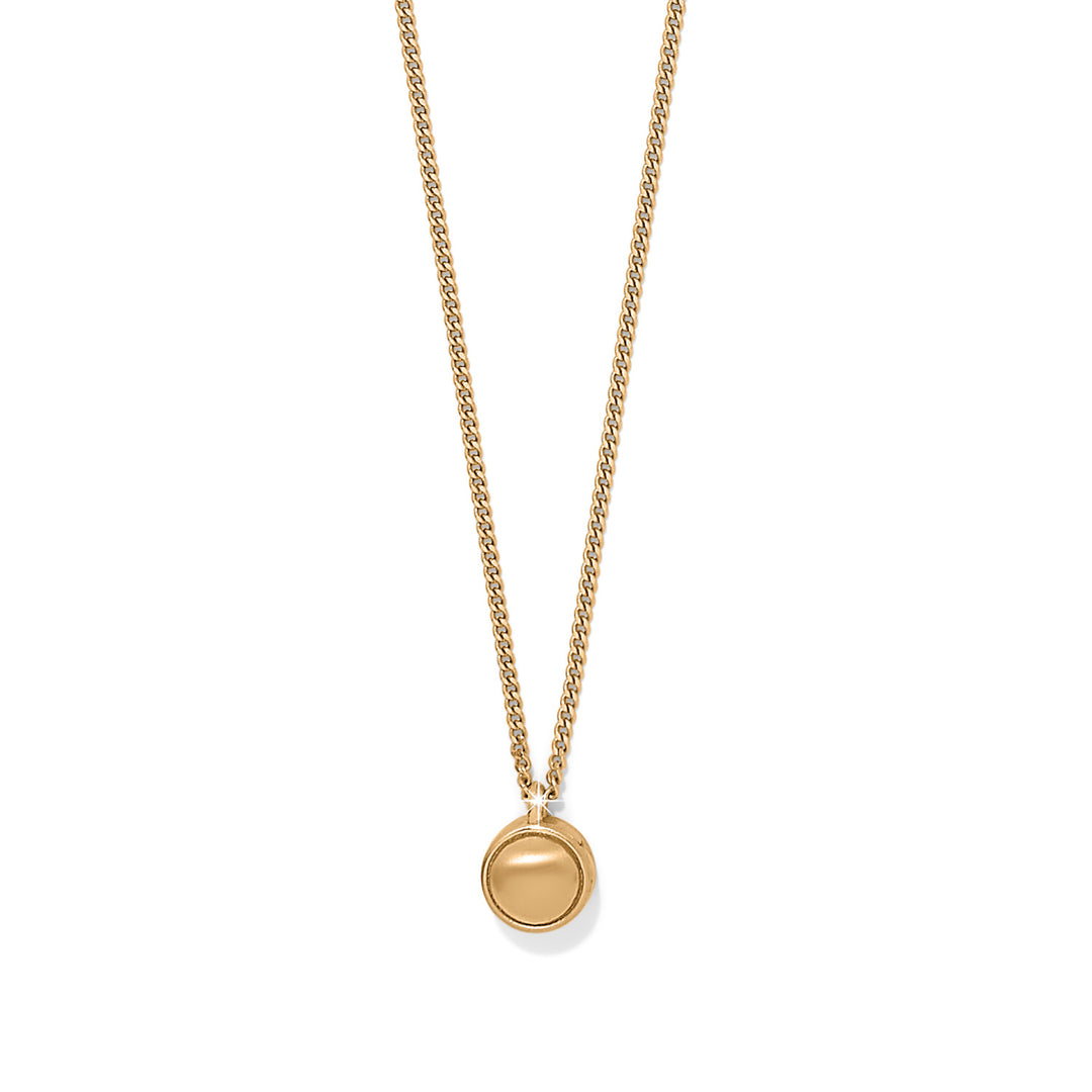 Contempo Nuevo Petite Dome Necklace Gold