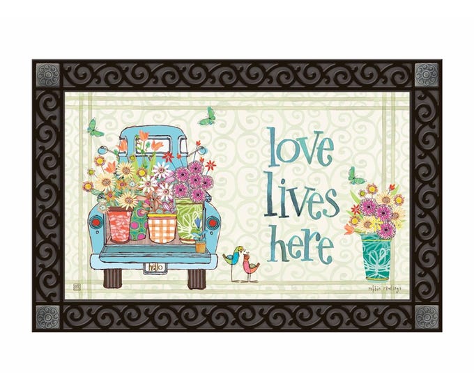Matmate doormat tray insert with non-slip recycled rubber backing