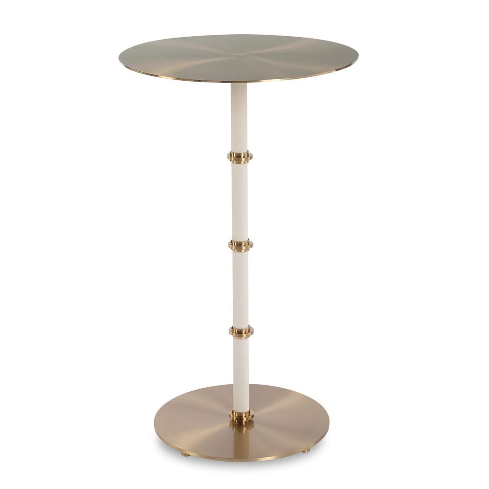 Wooden Cyprus accent table with a rectangular top in natural finish.