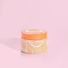 Volcano Tangerine Printed Travel Tin