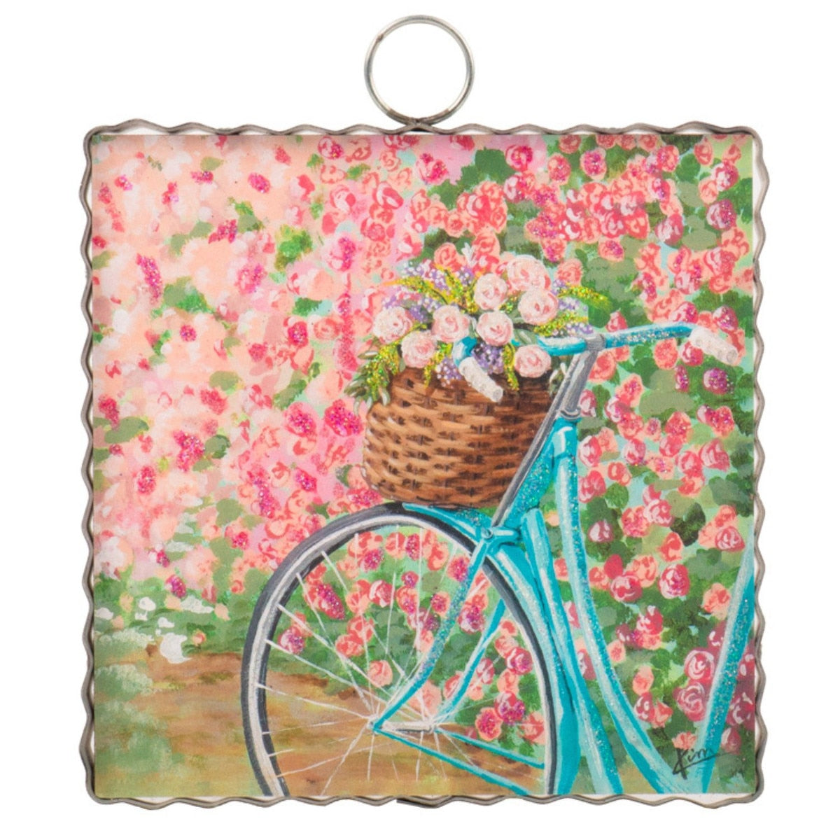 Mini Kross Spring Ride hanging toy with a compact rectangular shape.