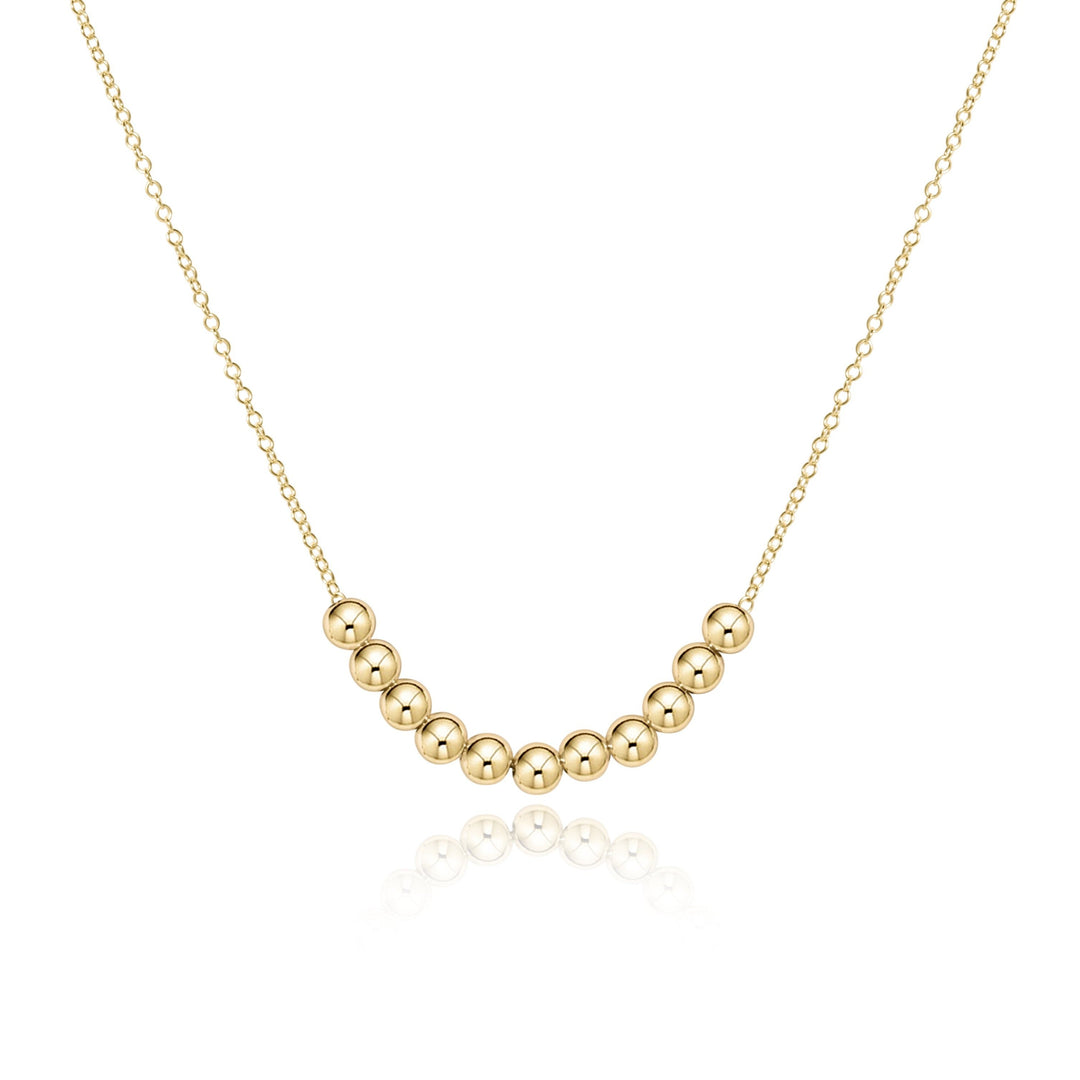 16" Beaded Bliss Classic Gold Necklace