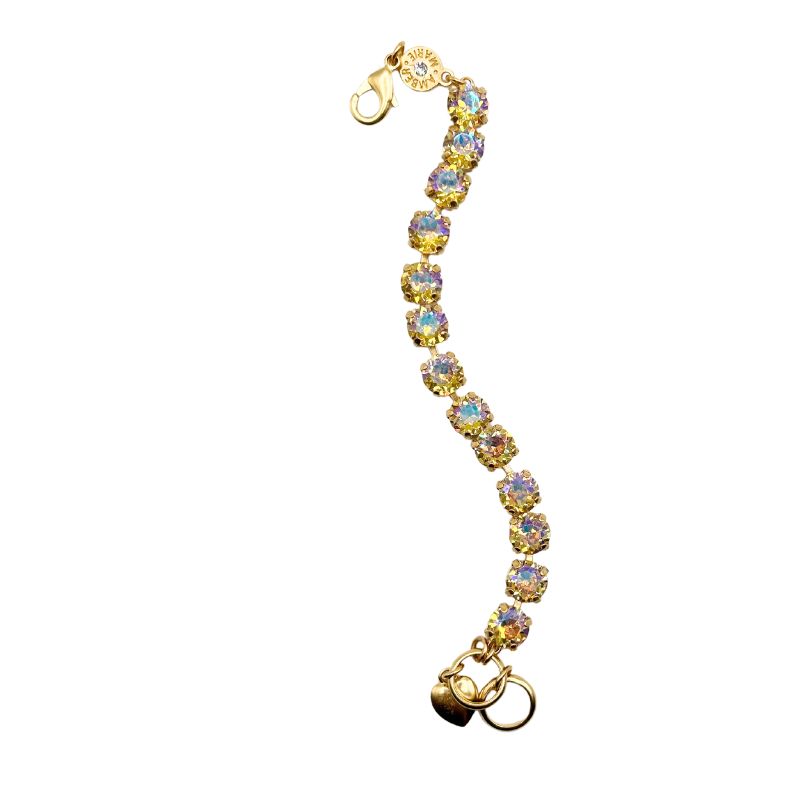 Gold classic Florence bracelet featuring a polished gold finish with an elegant curved link silhouette.