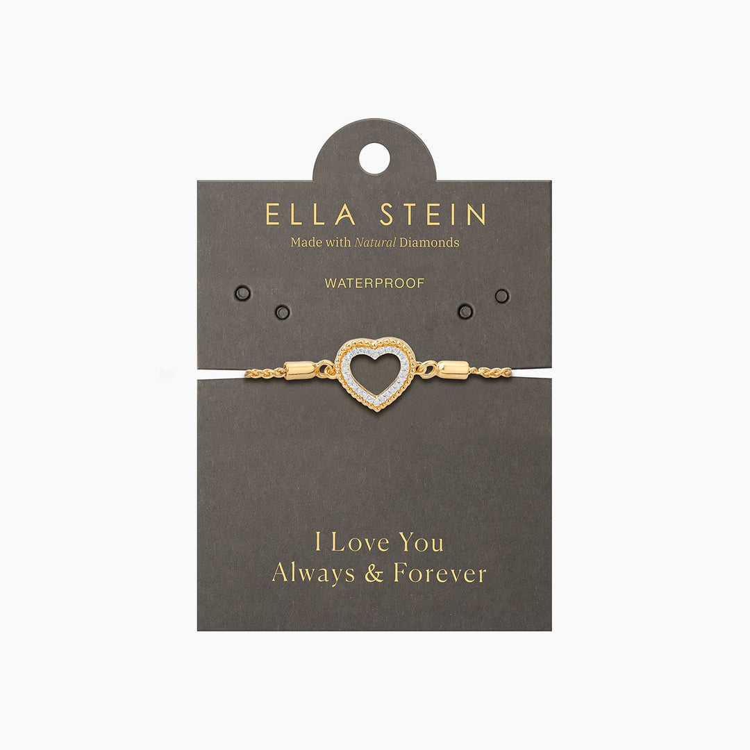 Waterproof Beaded Heart Bolo Bracelet