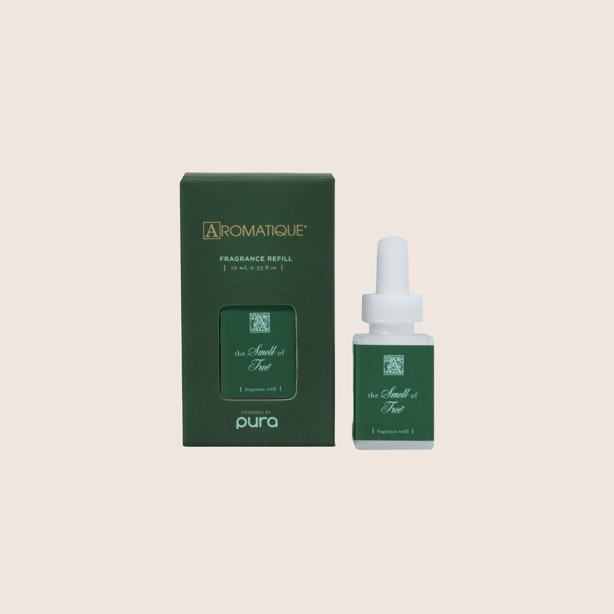 The Smell of Tree Pura refill bottle with natural pine, cedar leaf, and fir balsam scents.