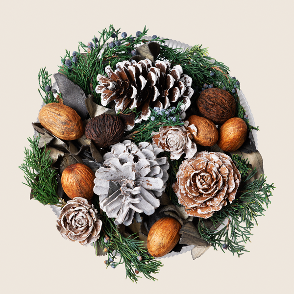 The Smell of Tree decorative fragrance in a cylindrical container with pine, cedarleaf, and fir balsam notes.