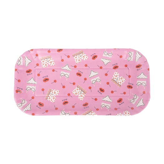 Valentine Paper tray in melamine with a white finish.
