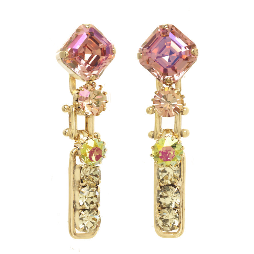 Alice surgical steel hoop earrings with hypoallergenic posts