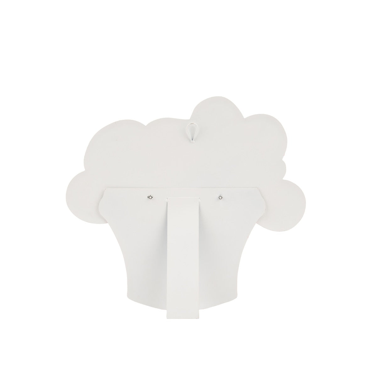 Be Sweet cupcake-shaped cake topper with pink frosting swirls on a white base.