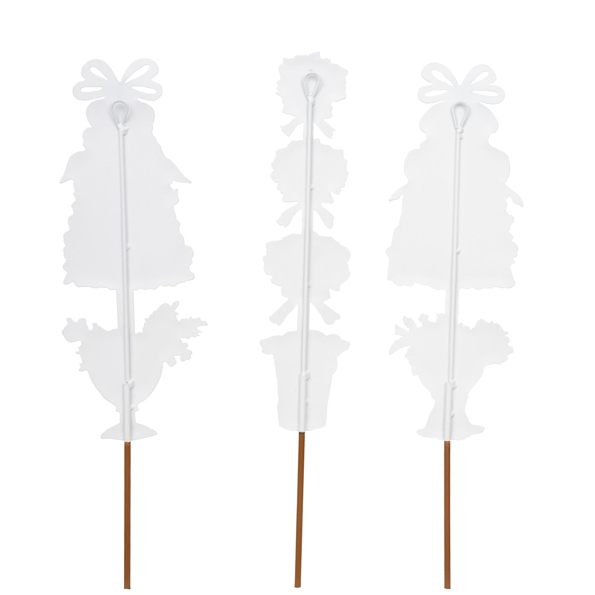 Beck's Traditional Pinecone Tree stake in natural pine cone shape with textured brown finish