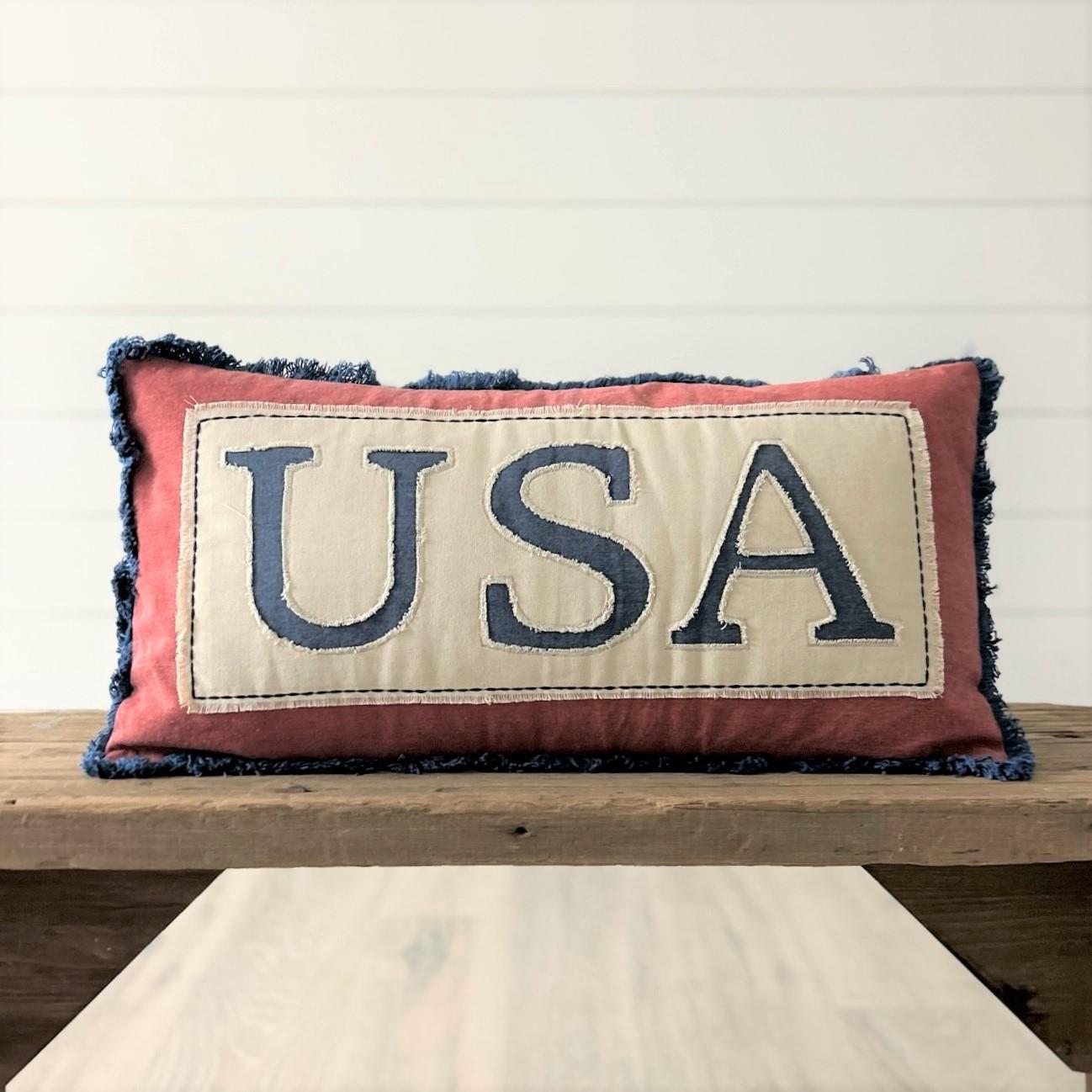 Stonewashed gray lumbar pillow with a soft rectangular silhouette.