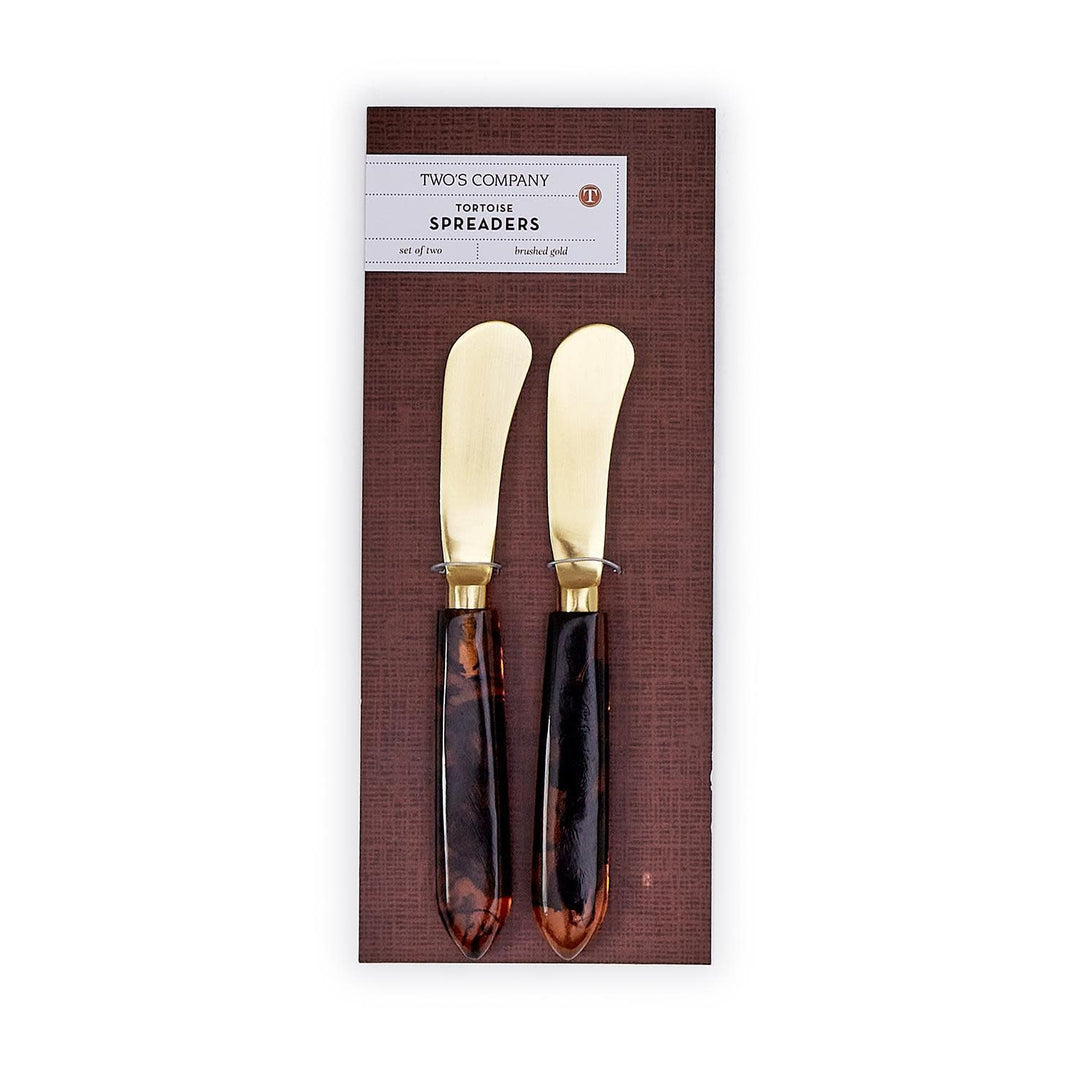 Tortoise Swirl Spreader on GC - Sold as Set