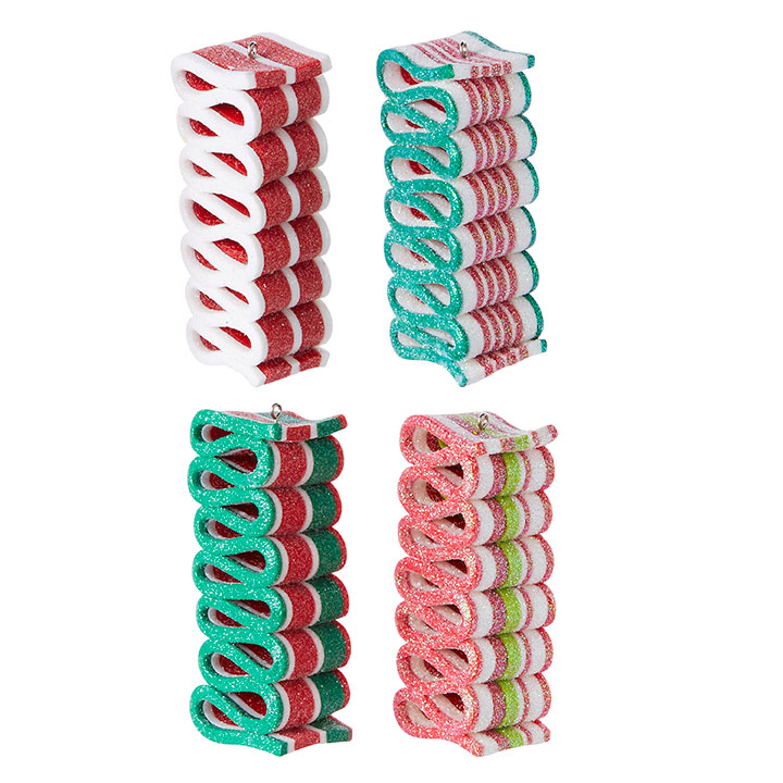 4" Ribbon Candy Orn