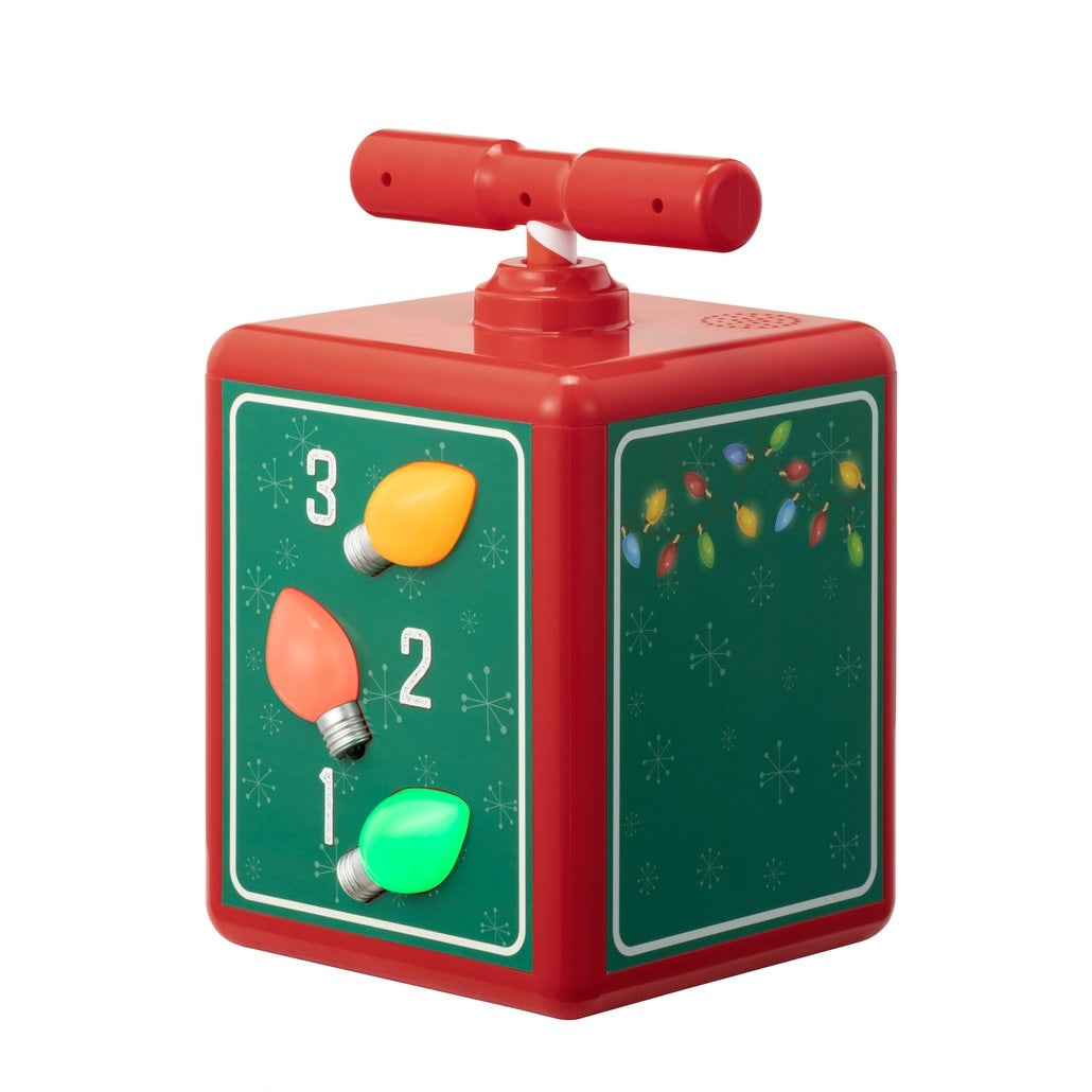 Wireless tree lighting controller with handle and receiver unit