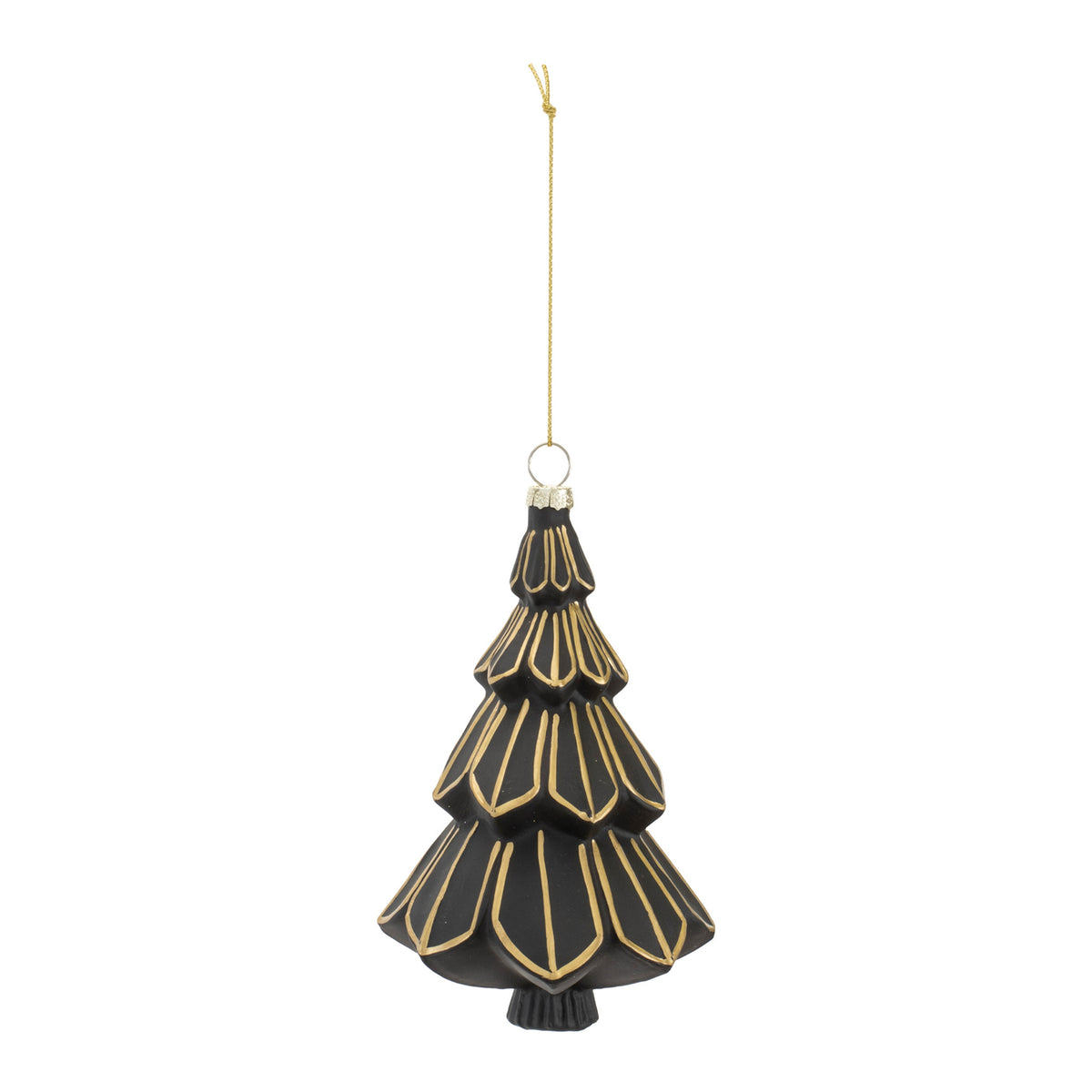 Tree Ornament 5"H Glass