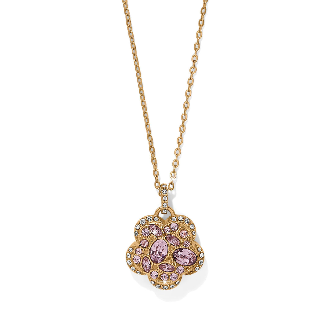 Trust Your Journey Flower Necklace