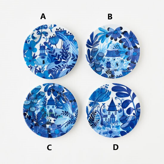 Blue & White "Enamel" Plates