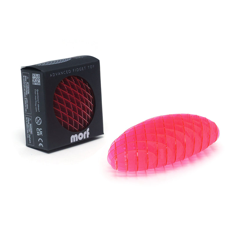 Small black fidget worm toy with segmented body designed for quiet sensory play.