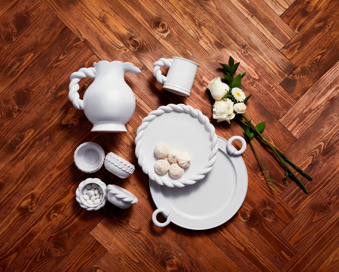 Twisted Round Platter Set