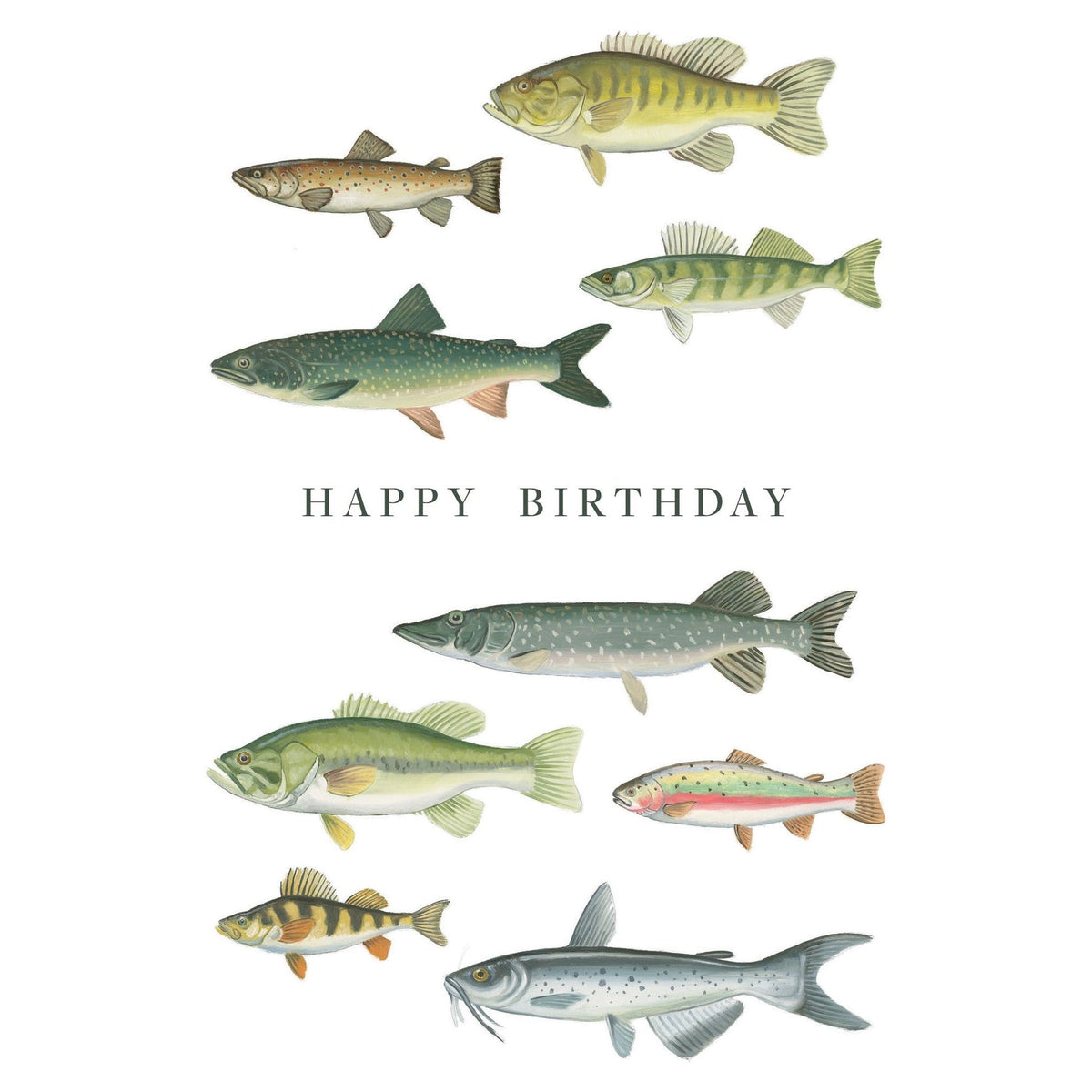 Birthday card with embossed text reading 'Happy Birthday' inside a frame.