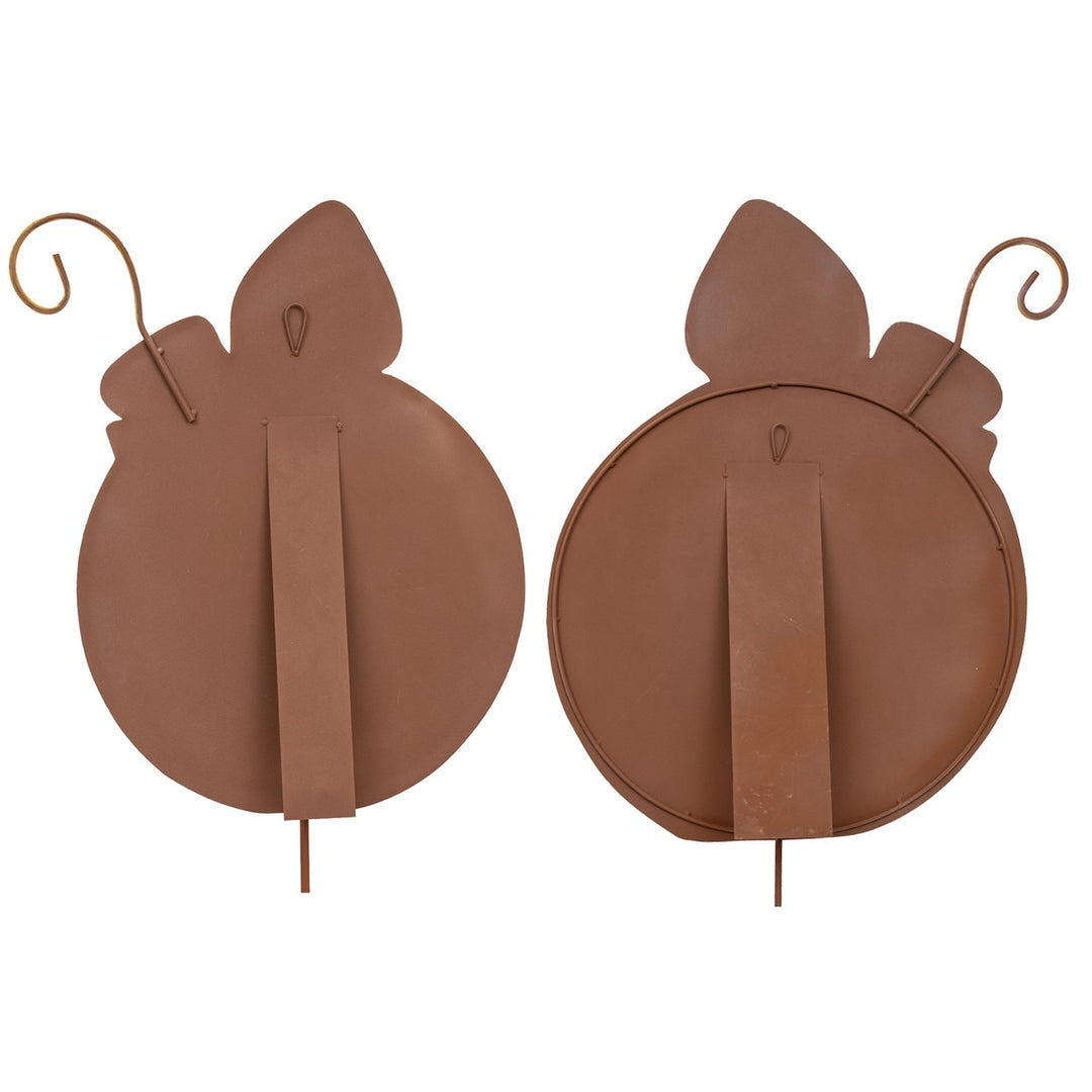 Modern Red, White & Green Ornament