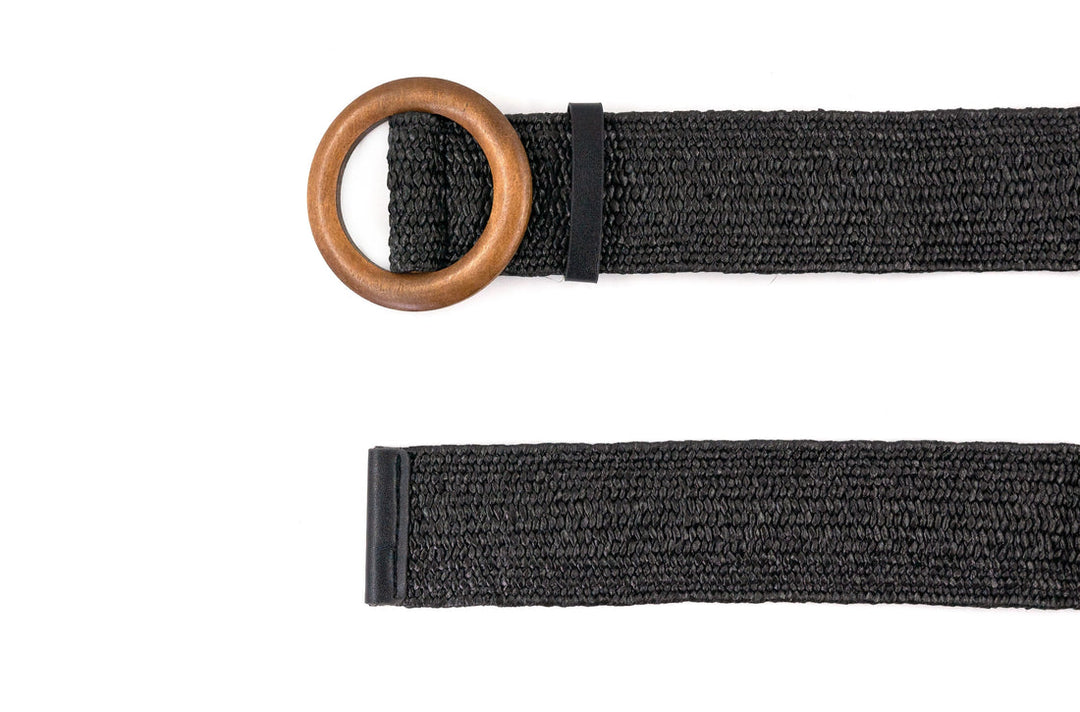 BC Elastic Belt W/ Wood Buckle