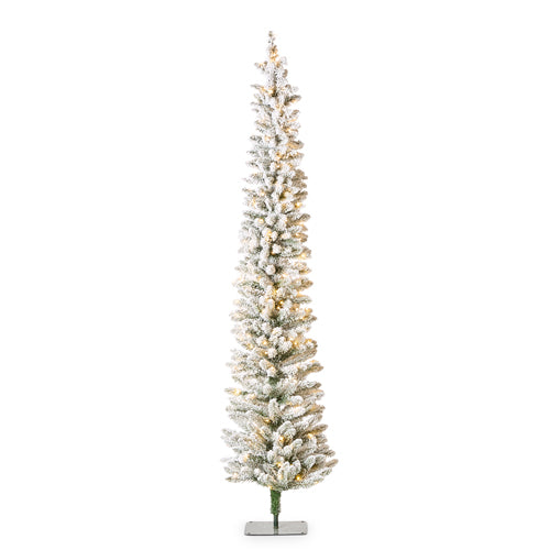 7.5' Snowy Alpine Lighted Tree