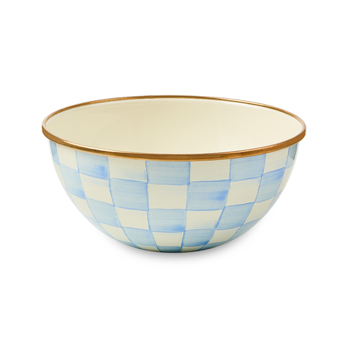 Mackenzie Childs Sky Check Small Everyday Bowl
