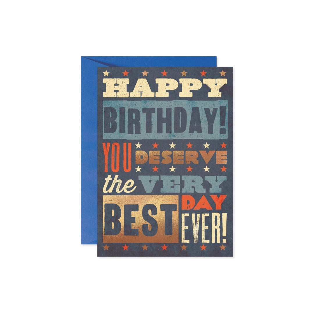 Graphic Typography Card