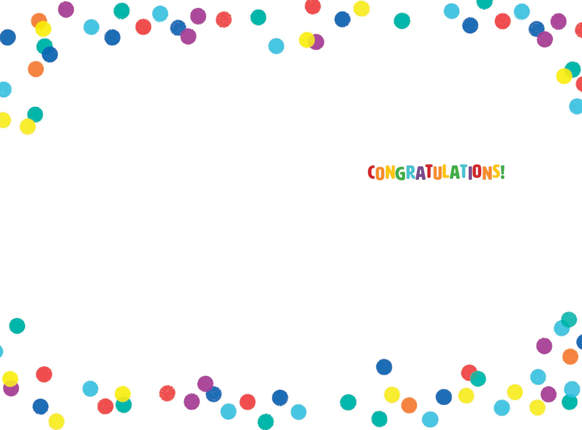 Birthday card with foil embossed text reading 'Happy birthday to my favoritest person ever!' on a white background.