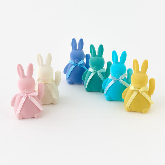 Seven-inch PVC bunny figurine with waving arms in a Howdy Hop Hop silhouette.