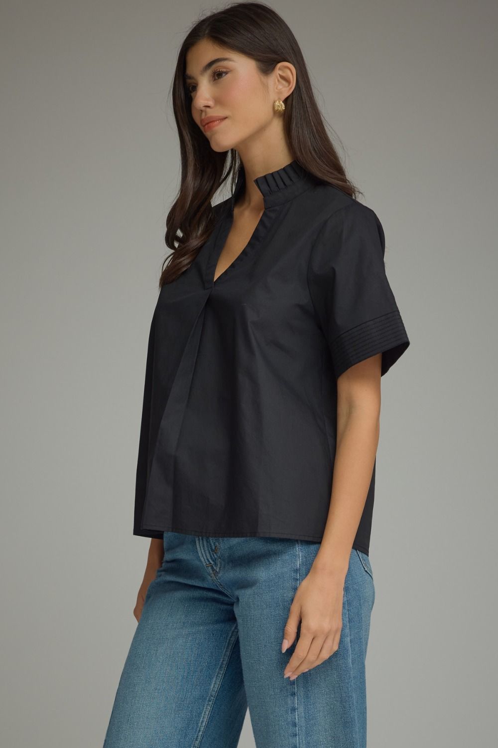 Addison - Short Sleeve Flare Top