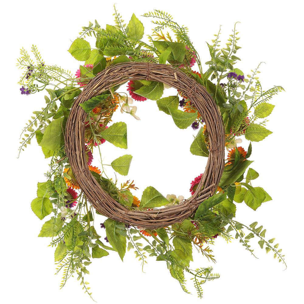 20" Calendula/Blossom Wreath Mixed
