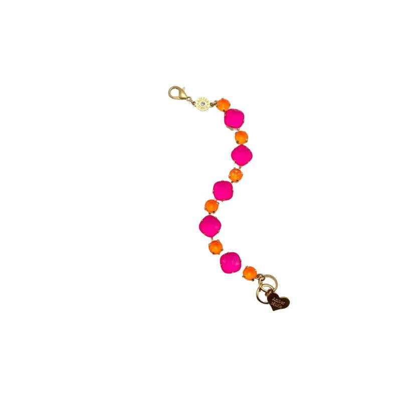 Gold Premier Bracelet by Stilwater featuring a sleek gold-tone chain with an oval pendant.
