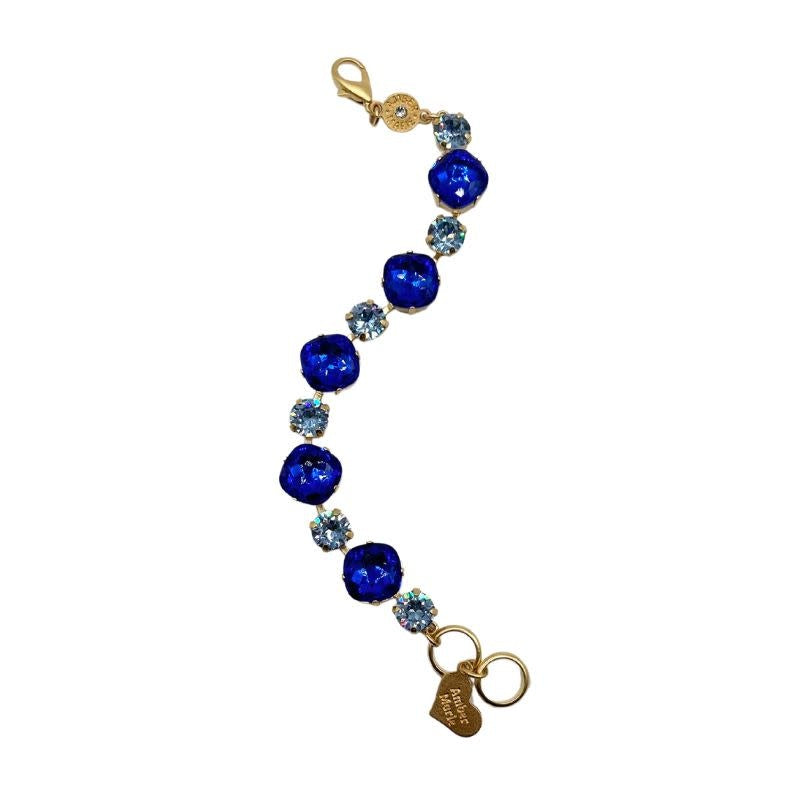 Gold Premier Santorini bracelet featuring a gold-tone finish with an intricate Greek-inspired pattern and delicate chain silhouette.