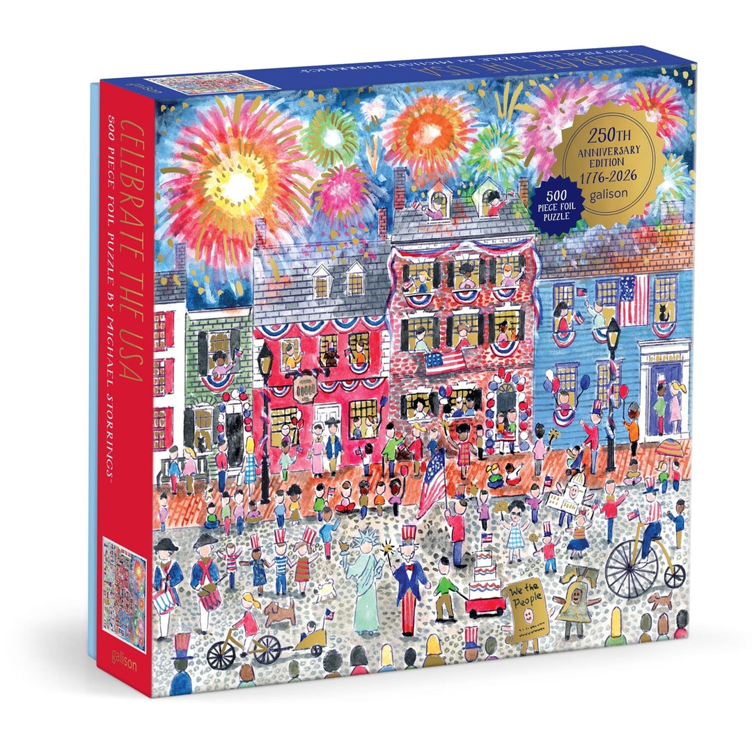 Michael Storrings Celebrate the USA 500 Piece Foil Puzzle