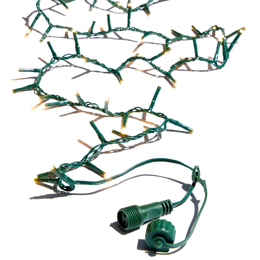 73-foot green wire snake light with warm white LEDs
